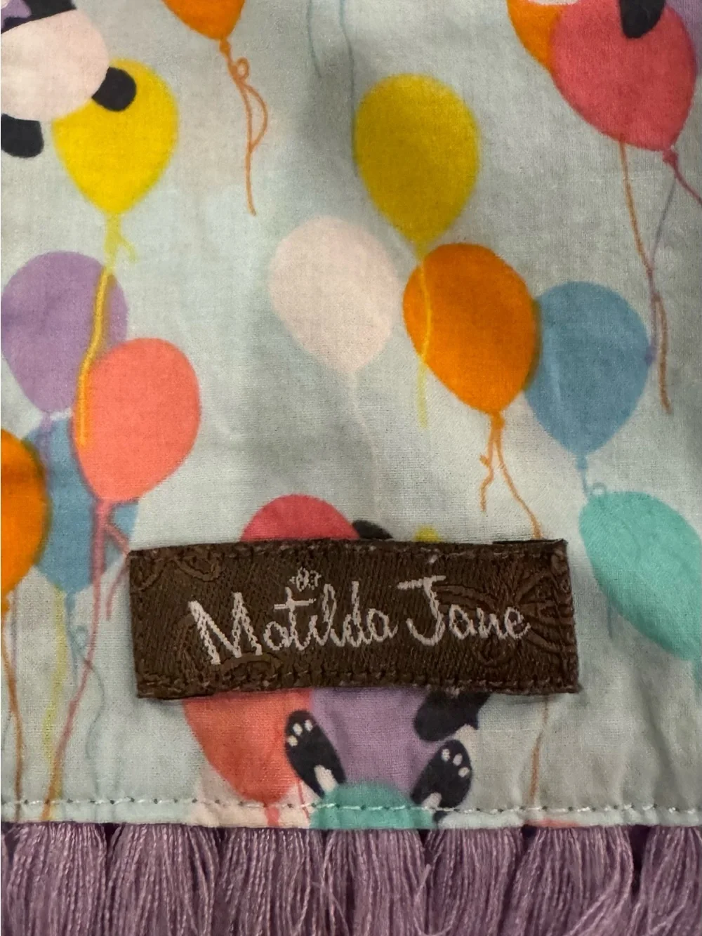 EUC Matilda Jane Girls' Teal & Pink Tiered Party Dress Top